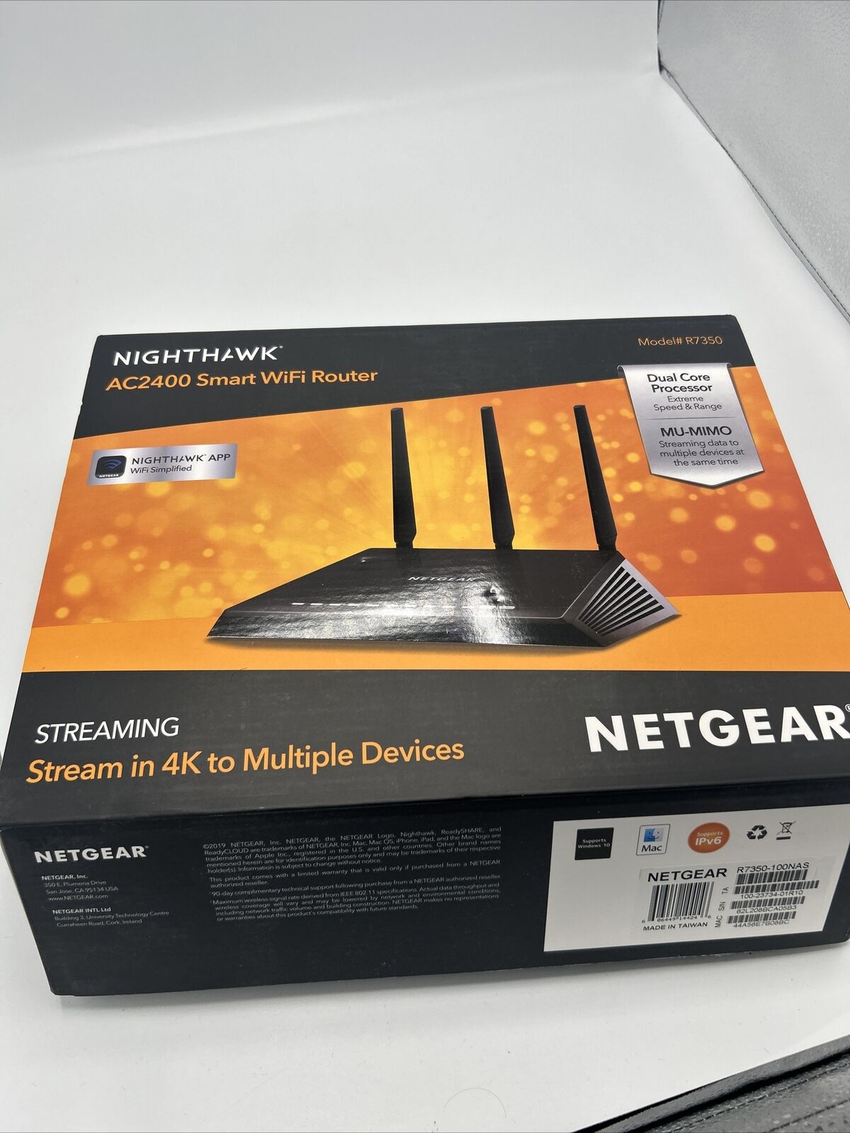 NETGEAR Nighthawk R7350 2400 Mbps 4-Port Wireless Router