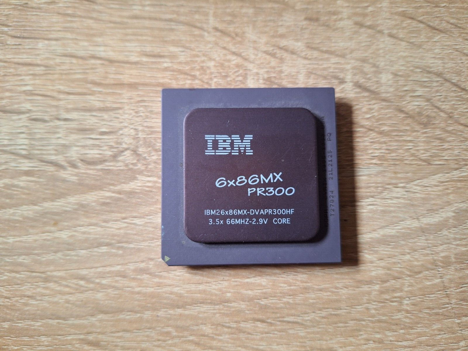IBM 6x86MX PR300 IBM 6x86MX-DVAPR300HF vintage CPU GOLD6x86 vintage CPU GOLD