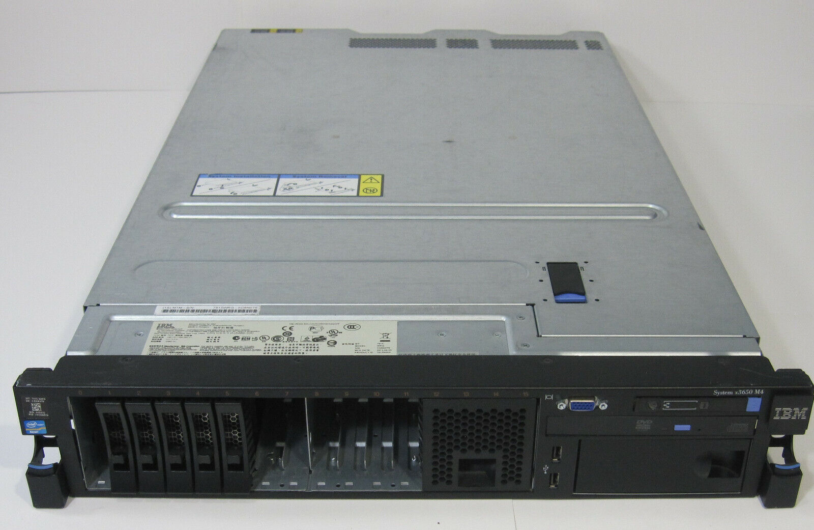 IBM X3650 M4 Server, 2X Intel Xeon E5-2609 , No Ram Or HD\'s