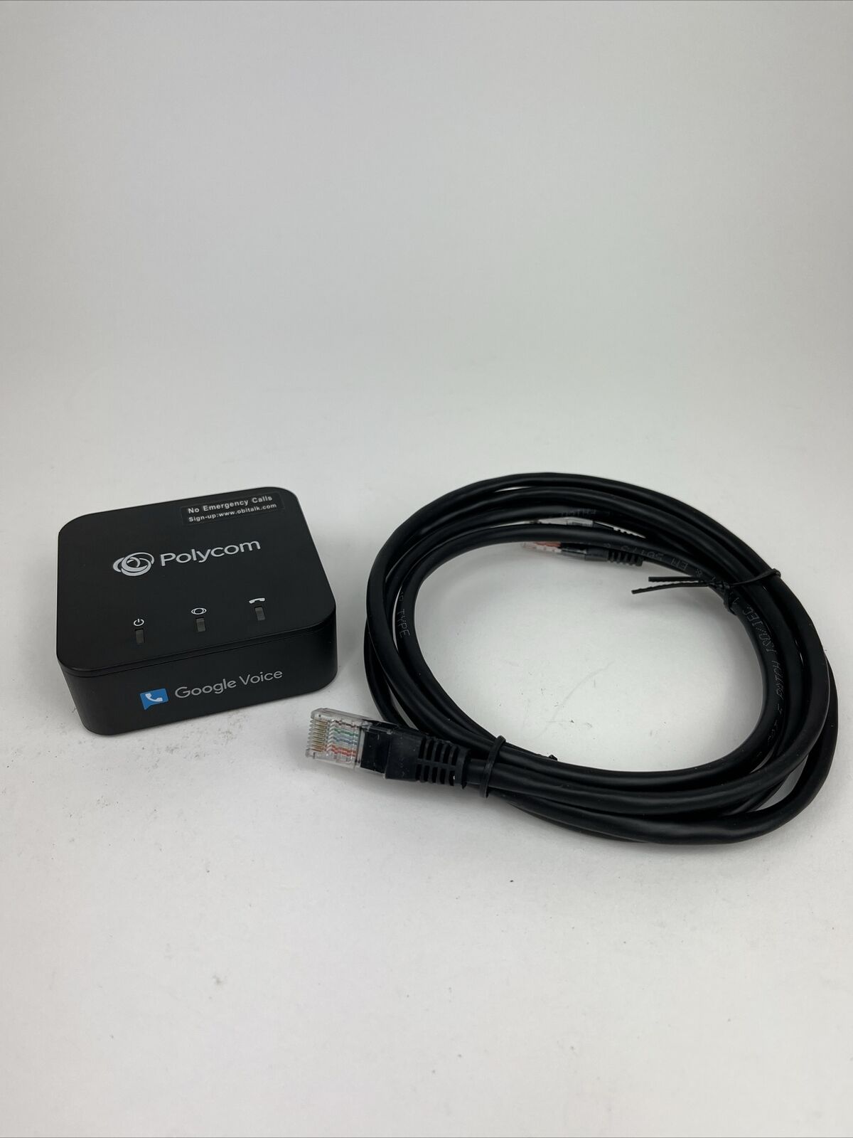 Polycom Obihai OBi200 1-Port VoIP Adapter for Google Voice and Fax *READ*