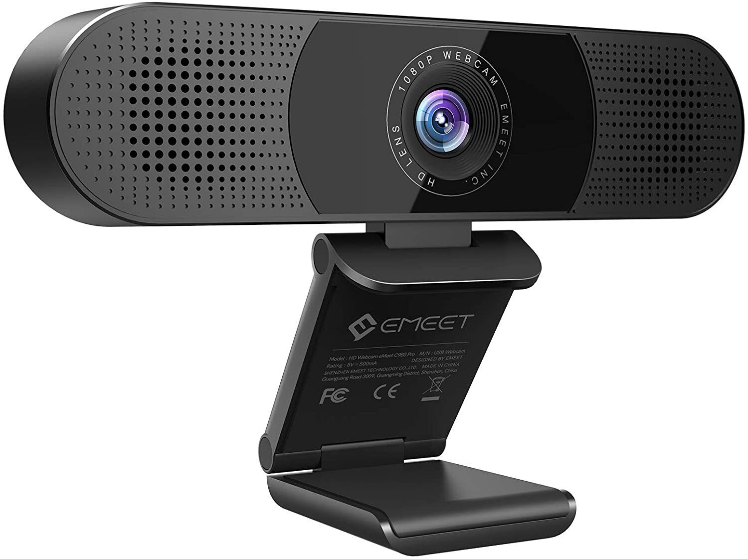 1080P Conference Webcam EMEET C980 Pro 3 in 1 USB Camera with Microphone &Tripod