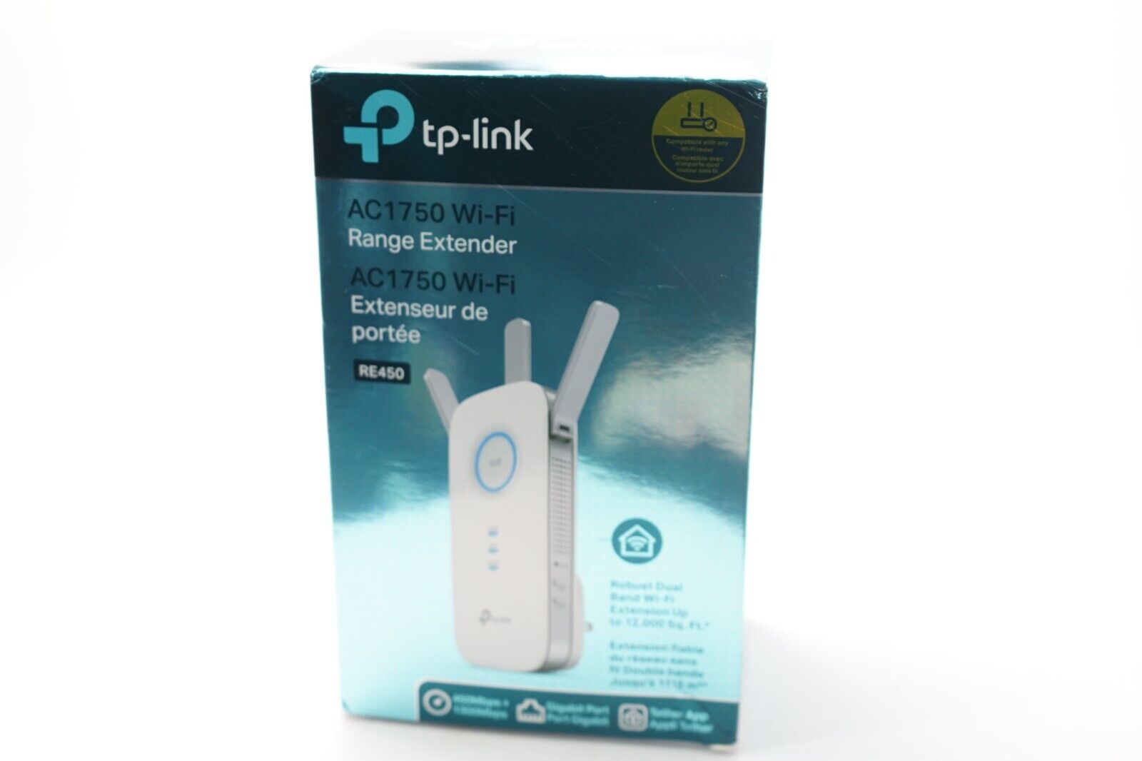 TP-LINK AC1750 Wi-Fi Dual Band Range Extender (oneMesh) - RE450 New