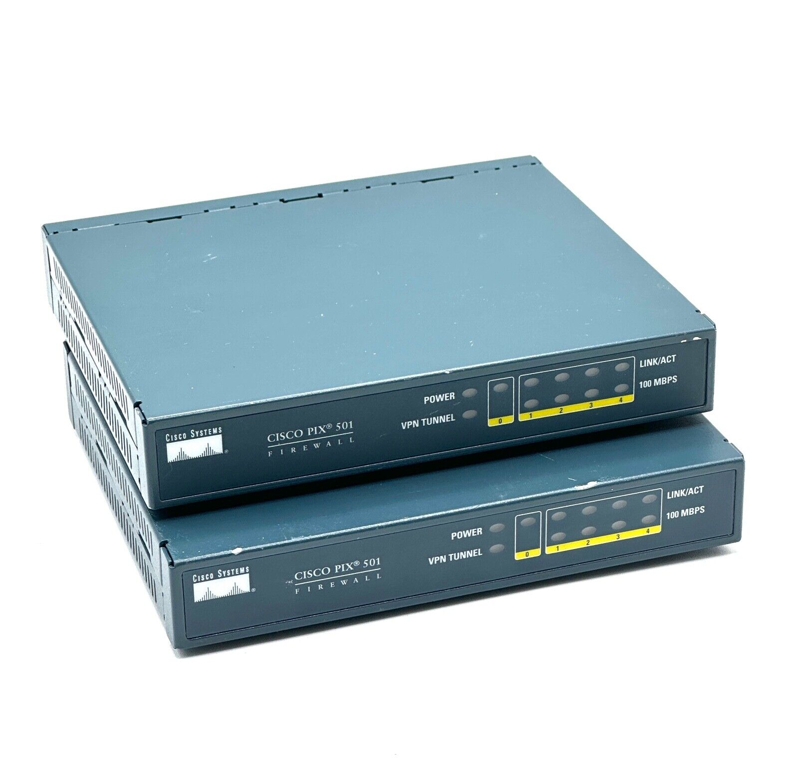CISCO Pix 501 Series Firewall 47-10539-01 - LOT OF 2 - NO POWER ADAPTER