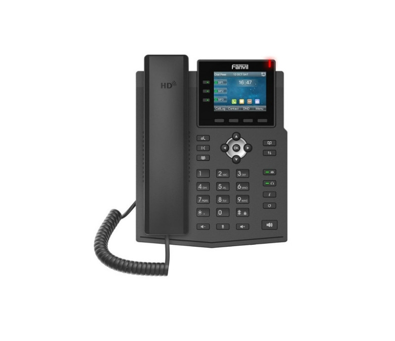 Fanvil X5U IP Phone 16 SIP accounts 4 Line 2 LCDs PoE Bluetooth Wi-Fi HD audio