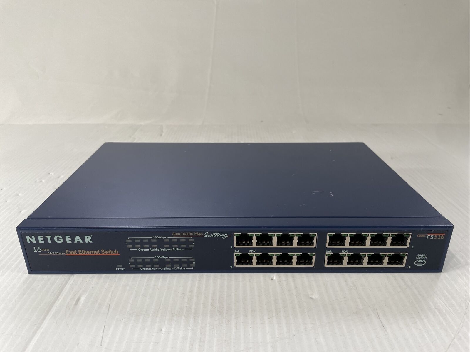 NETGEAR FS516 Network Ethernet Switch 16 Port