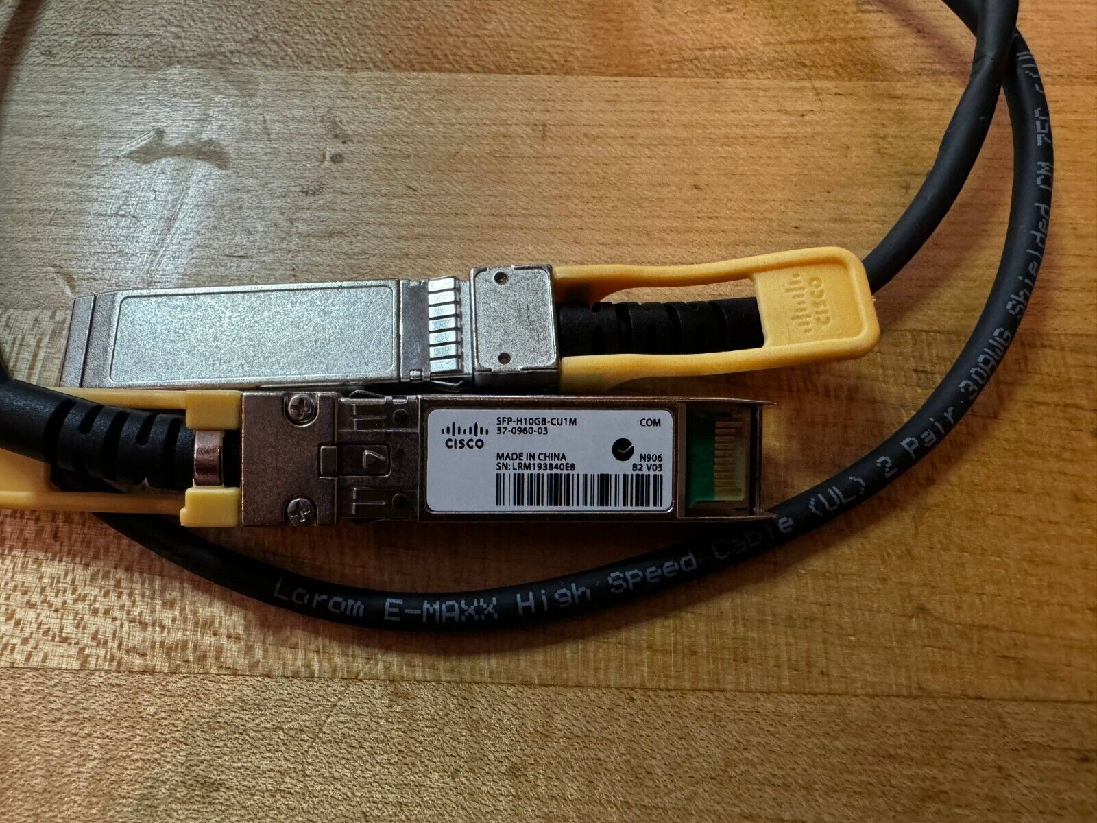 Cisco SFP-H10GB-CU1M 10GBASE-CU SFP+ Cable 1 Meter [USED, Great Condition]