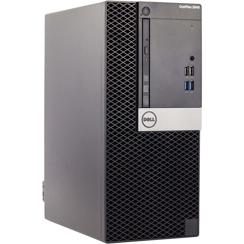Dell Desktop Computer i5 PC Tower Up To 16GB RAM 2TB HD/SSD 24in Windows 10 Pro