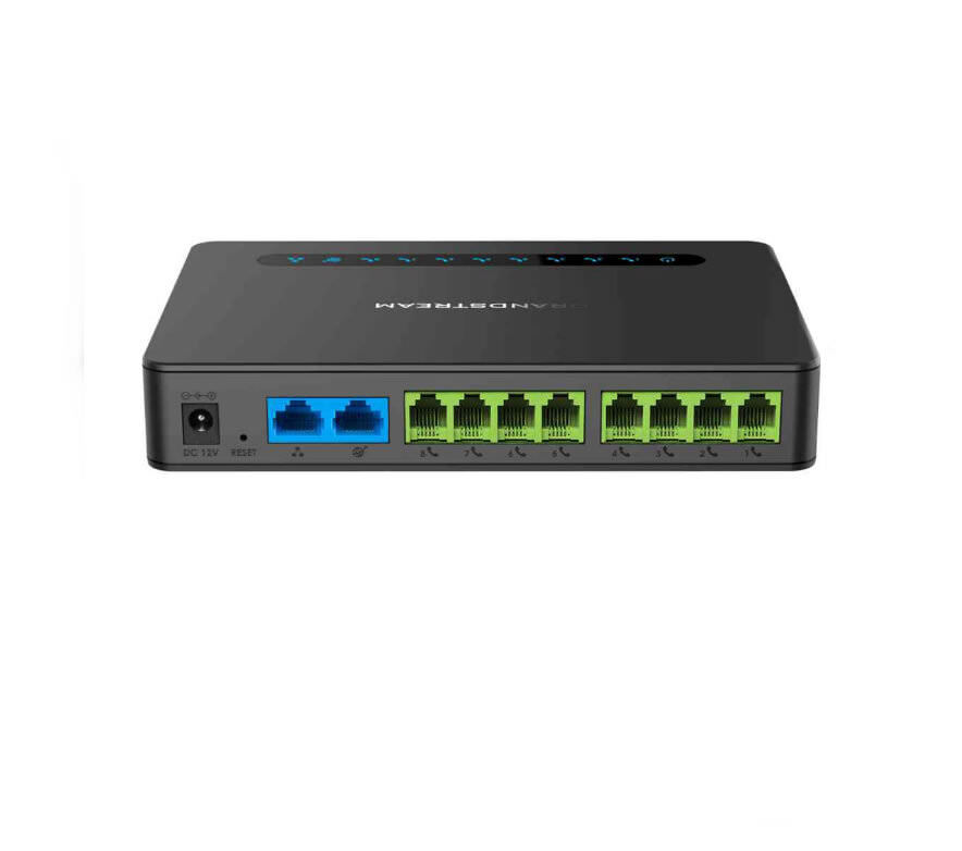 GS-HT818 8 Port Voip Gateway Supports 2 SIP profiles, 8 FXS ports by GrandStream