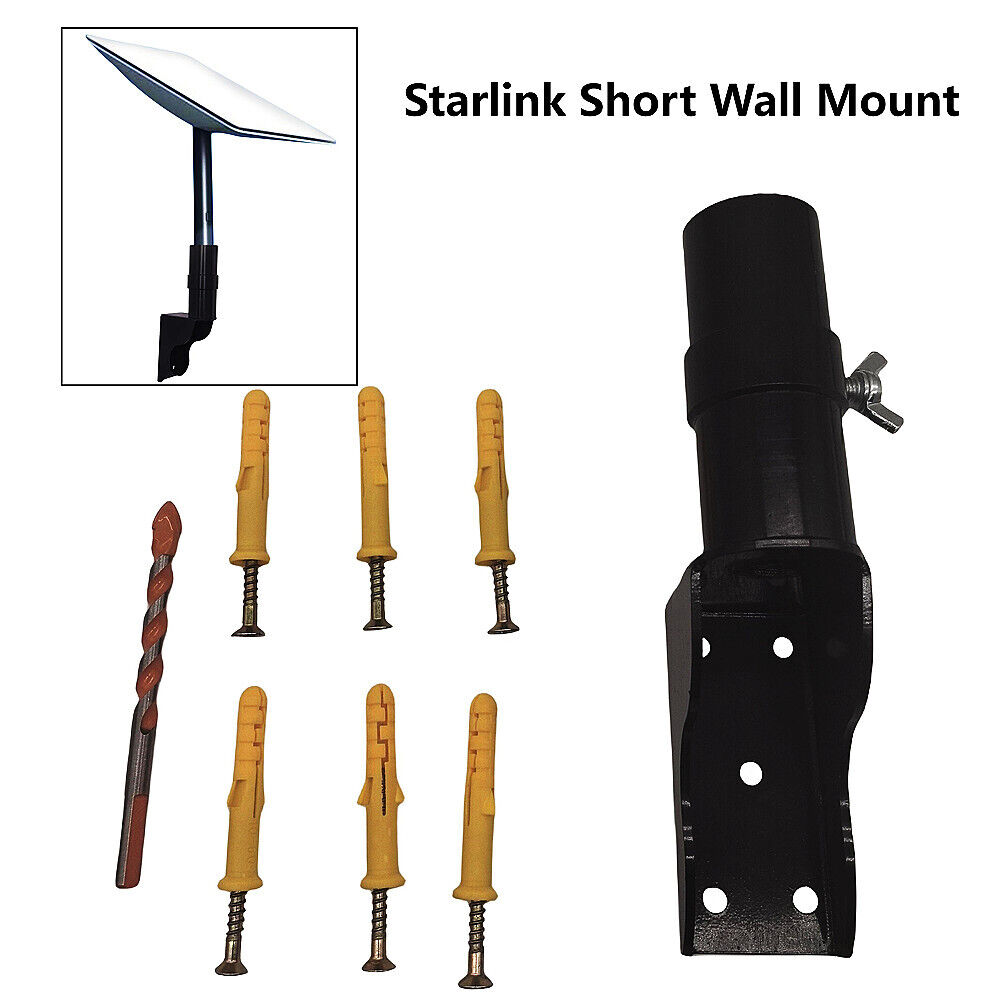 Starlink Short Wall Mount, Starlink Roof Mount Kit, For Starlink Satellite Kits