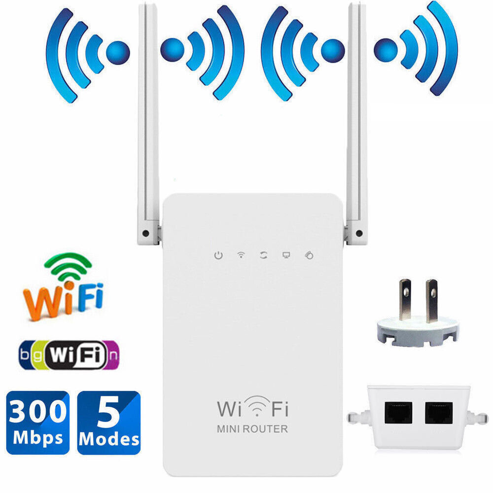 300Mbps Wireless-N Range Extender WiFi Repeater Signal Booster Network Router