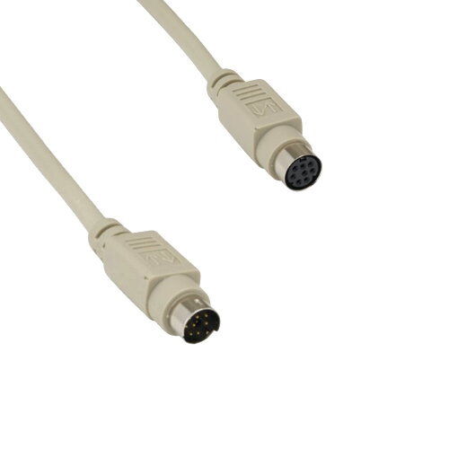 6FT Mini DIN 8 Pin Serial RS-232 Extension Cable 28AWG MDIN 8 Pin M/F Device Mac