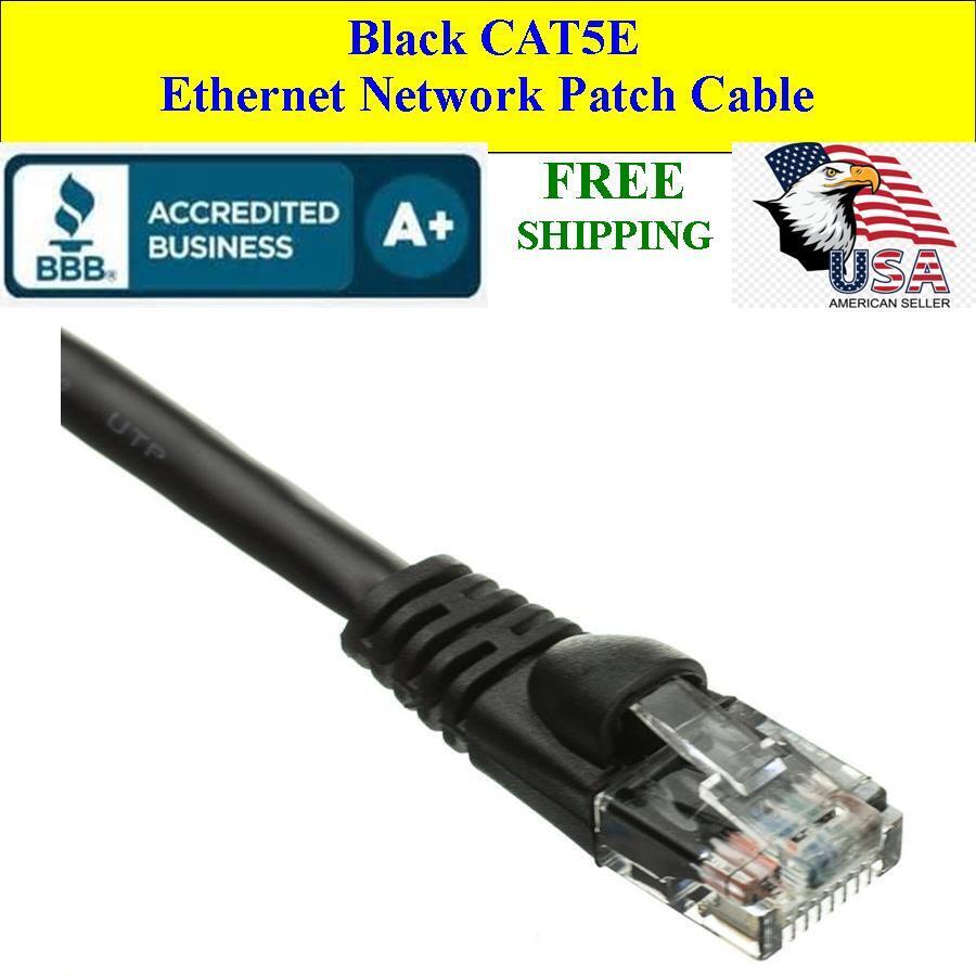 14 Ft Cat5e Ethernet Network Computer Patch Cable for PC, XBOX, PS3, PS4