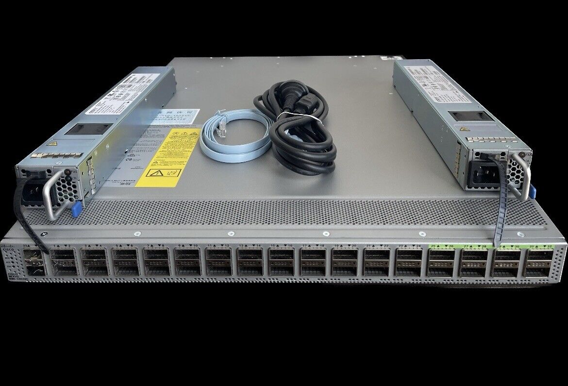 Cisco N9K-C9332C ACI Spine switch 32 ports 40/100G QSFP28 + 2p 10G SFP
