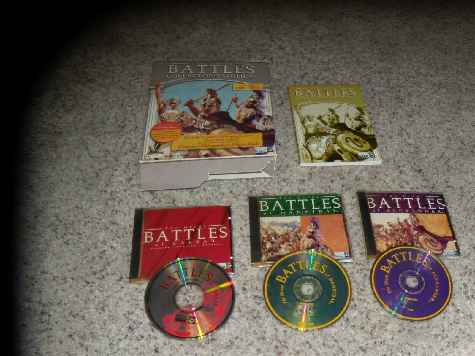 The Great Battles Collector\'s Edition (PC, 1997) with Big Box and Manual