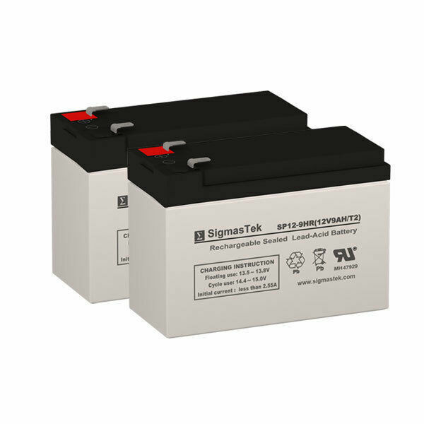 APC Back-UPS RS BR1500G UPS Battery Set Replacement of 2 - 12V 9Ah