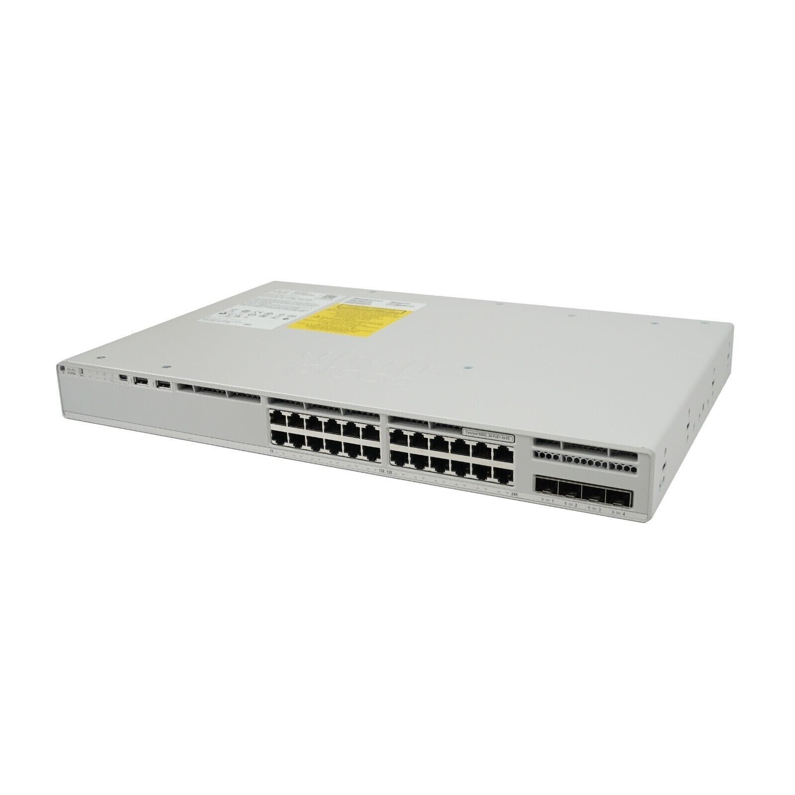 Cisco Catalyst C9200L-24P-4G-E 24-port PoE+ 4x1G uplink Switch w/DNA 3Y License