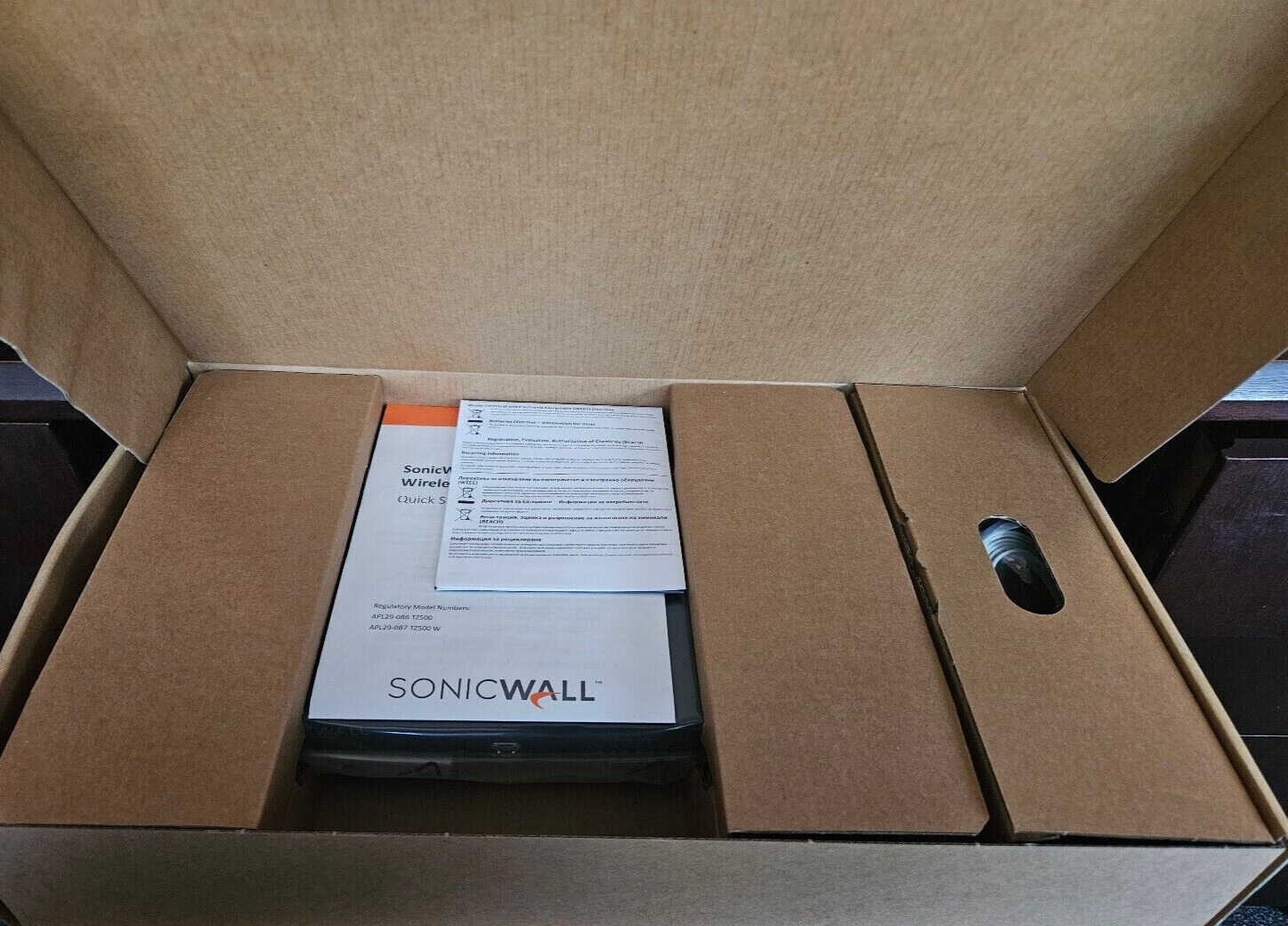 SonicWall TZ500 Firewall | NEW OPEN BOX UNIT | AGSS Subscriptions till 03/2025