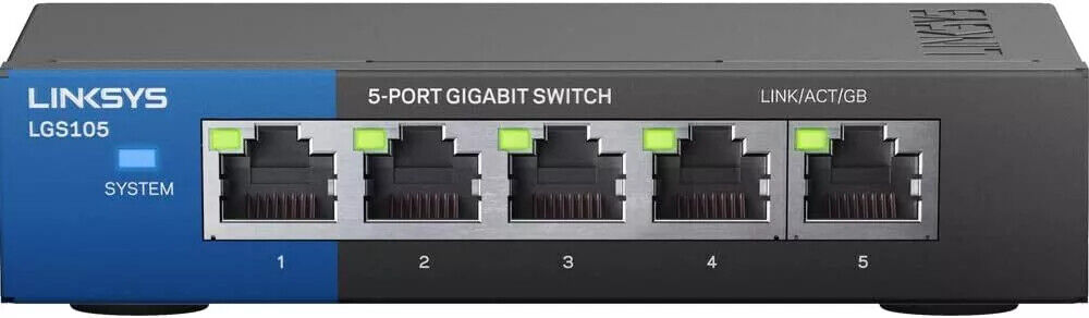 Linksys LGS105V2 5 Port Business Gigabit Switch Unmanaged