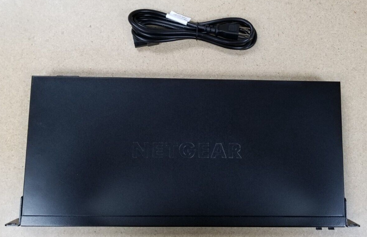 Netgear GS348T-100NAS 48-Port Gigabit Ethernet Smart Managed Pro Switch - Black