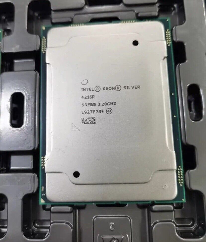 Pair of Intel Xeon Silver SRFBB 2.10 GHz CPU