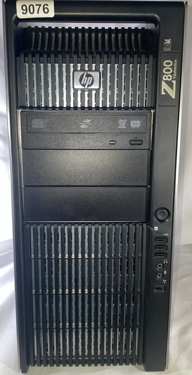 Rare WaterCooled HP Z800 Workstation 2x Xeon X5680 32GB RAM 120GB SSD Nvidia