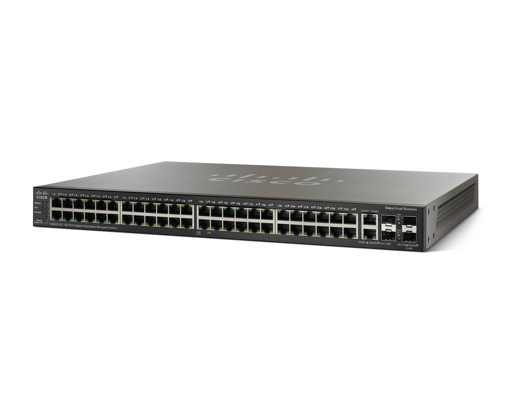 Cisco SG500-52-K9 Small Business SG500-52 SFP Ports Layer2 Switch 1Year Warranty
