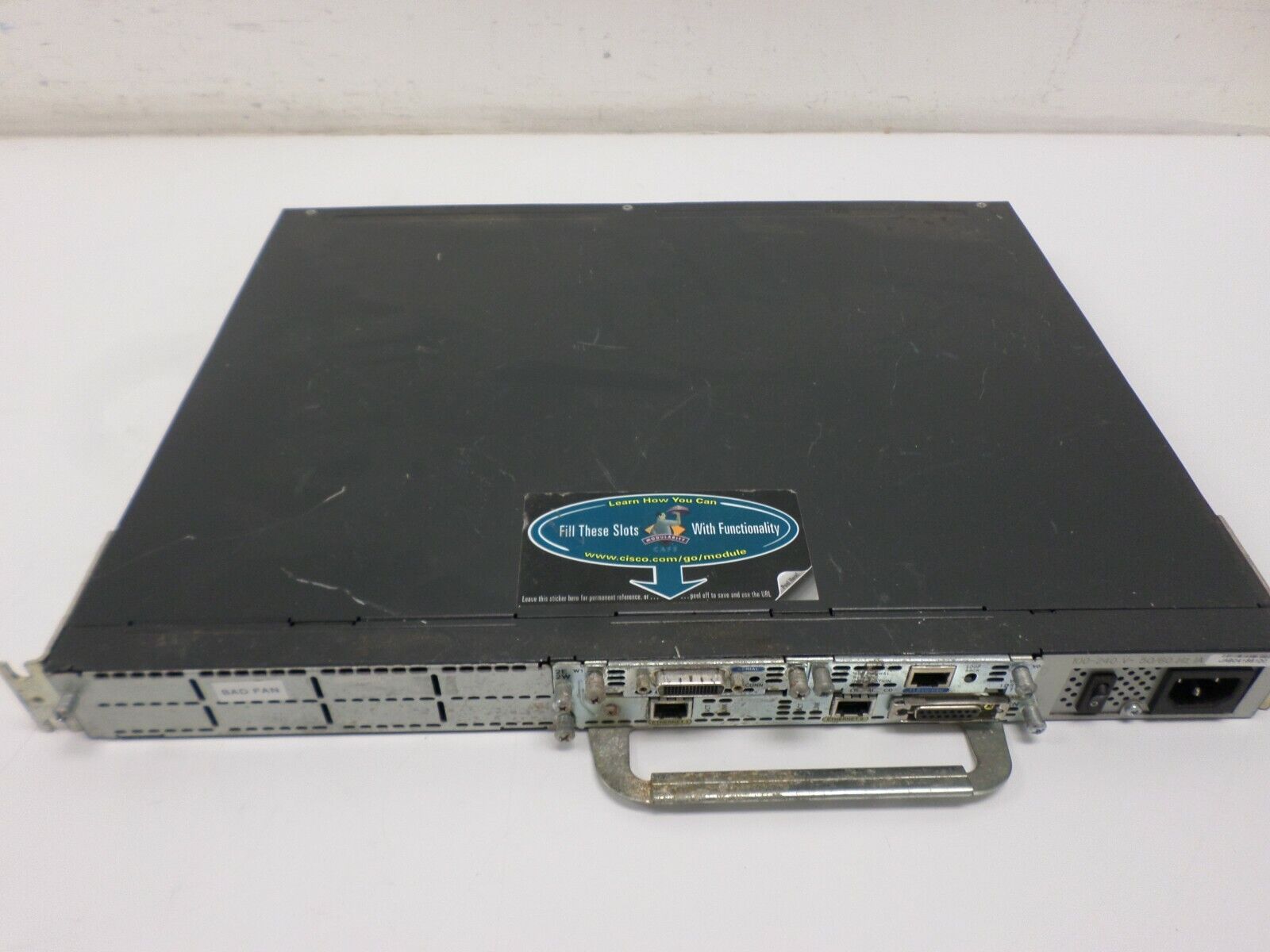 Cisco 3620 Series Router With One Module (Missing Faceplate)