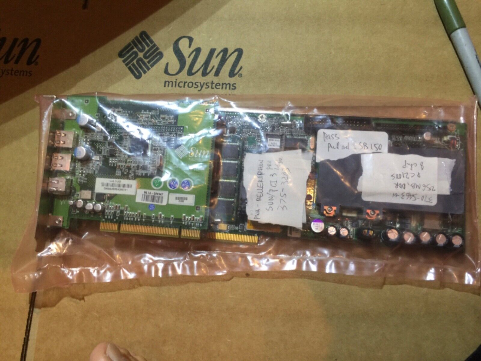 SUN X2136A , 375-3203, SunPCi III-pro 1.6Ghz Co-Pro , 256MB-Memory ,   Test_PASS