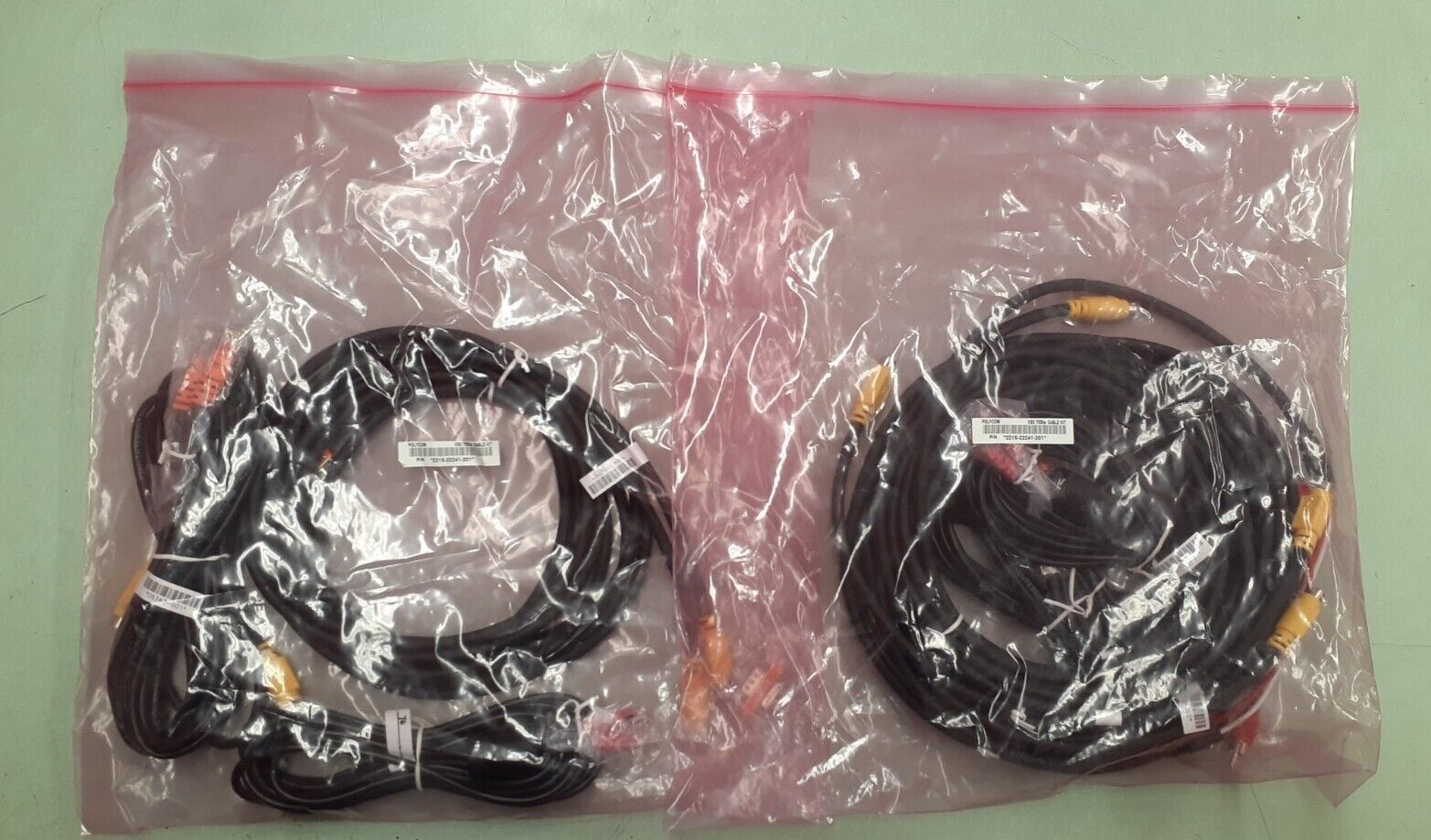 (2) POLYCOM 2215-22241-201 VSX 7000e Cable Kit