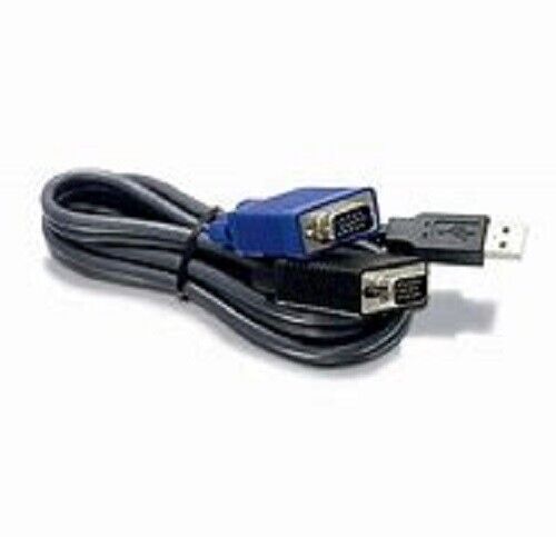 6ft USB Type A VGA MaleTo USB Type B VGA Male KVM Cable