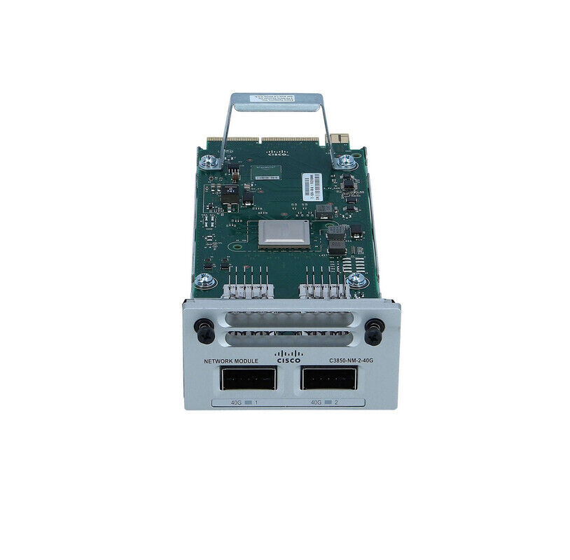 Cisco C3850-NM-2-40G 2 Port 40GB Ethernet QSFP+ Expansion module 1 Year Warranty