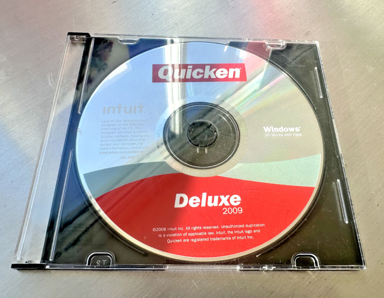 Intuit Quicken Deluxe 2009 For Windows XP/Vista NOT for Window 10 or 11