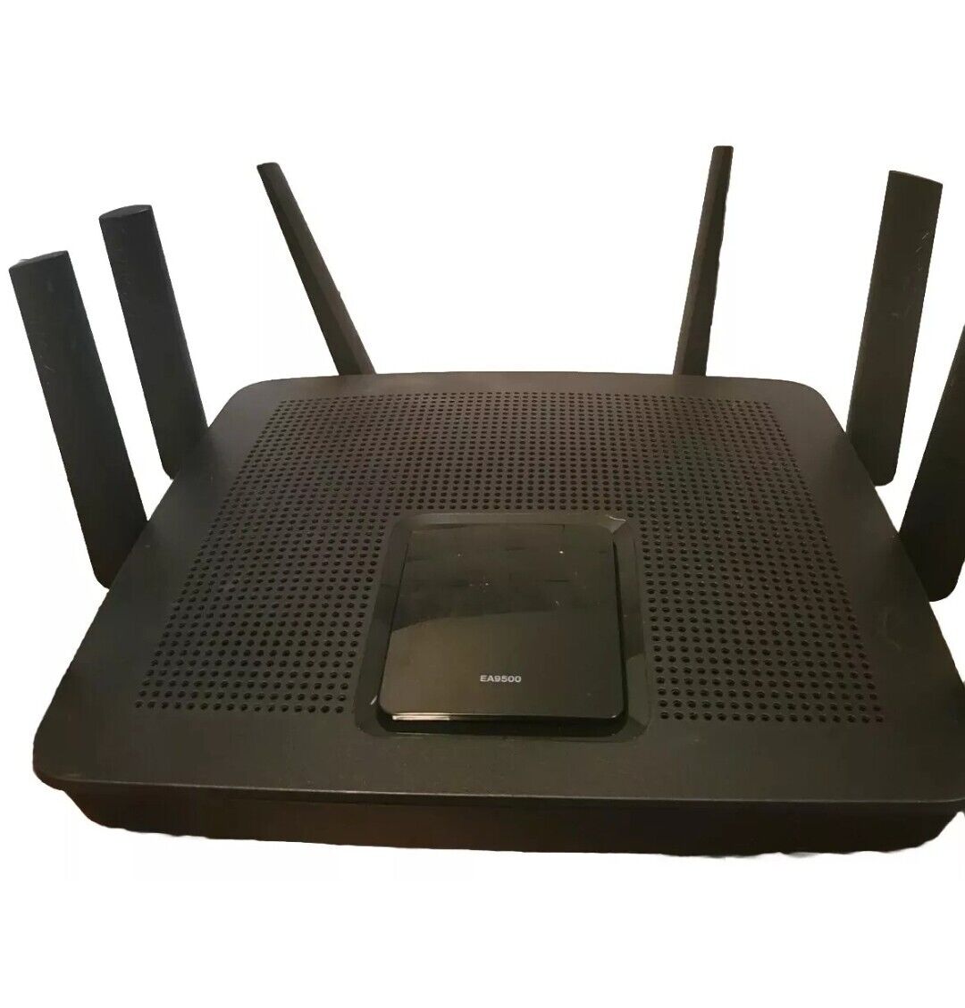 Linksys EA9500 V1.1 MAX-STREAM Gigabit Router, WiFi speeds up to 5.3 Gbp. READ
