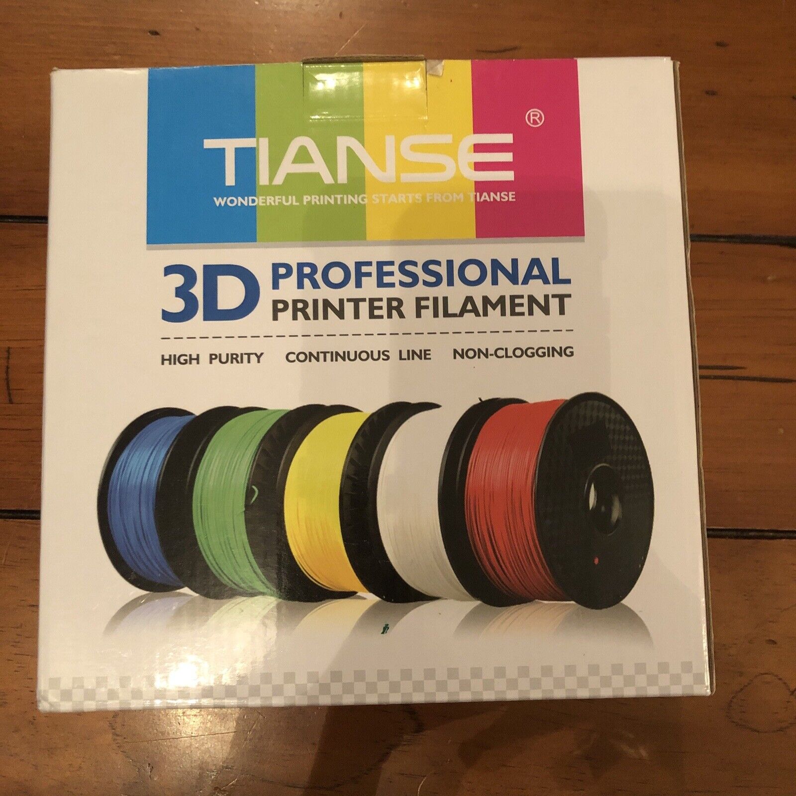TIANSE Blue, 1.75mm 3D Printer Filament; NiB; Original Seal