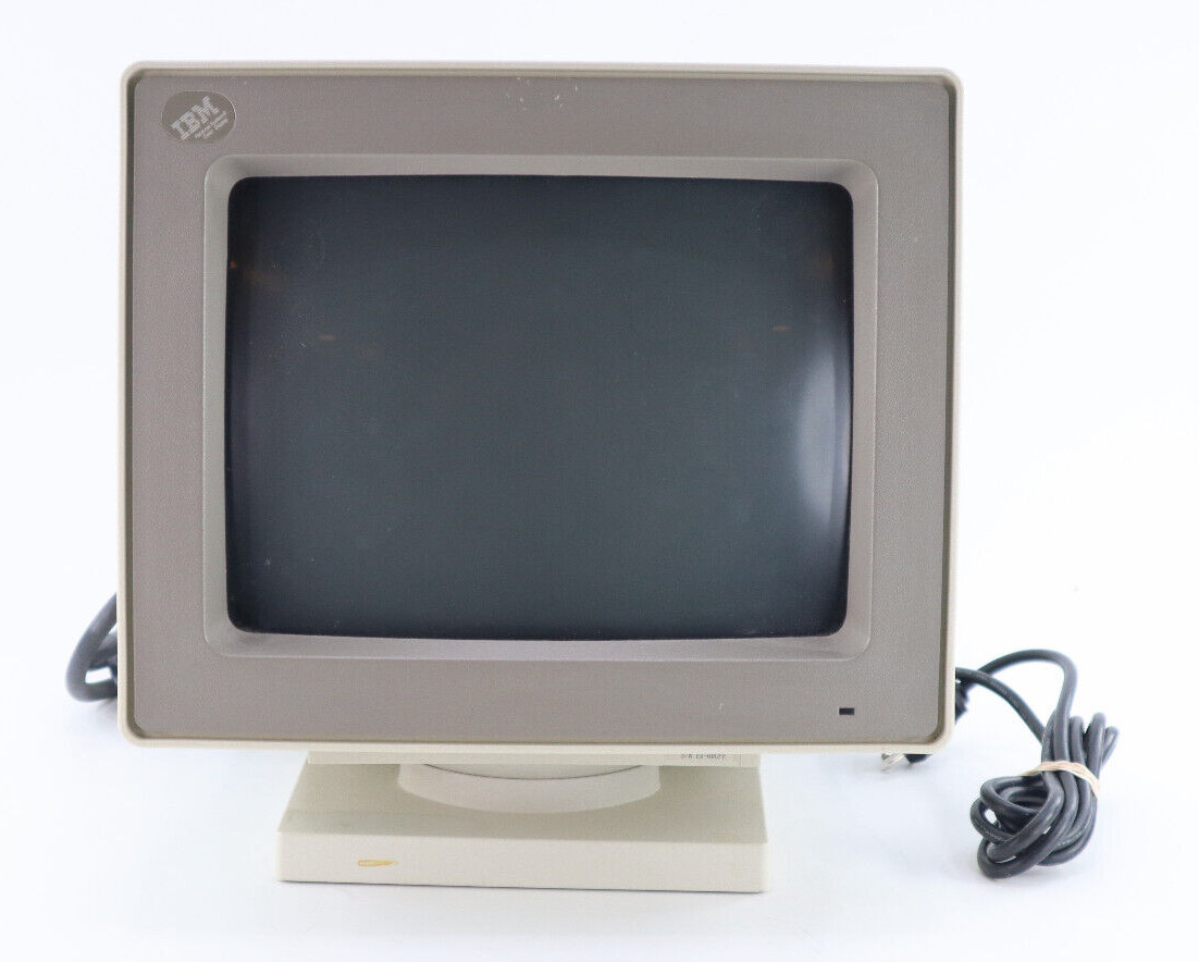 IBM Personal System/2 PS/2 8513 Color CRT Computer Monitor Tested