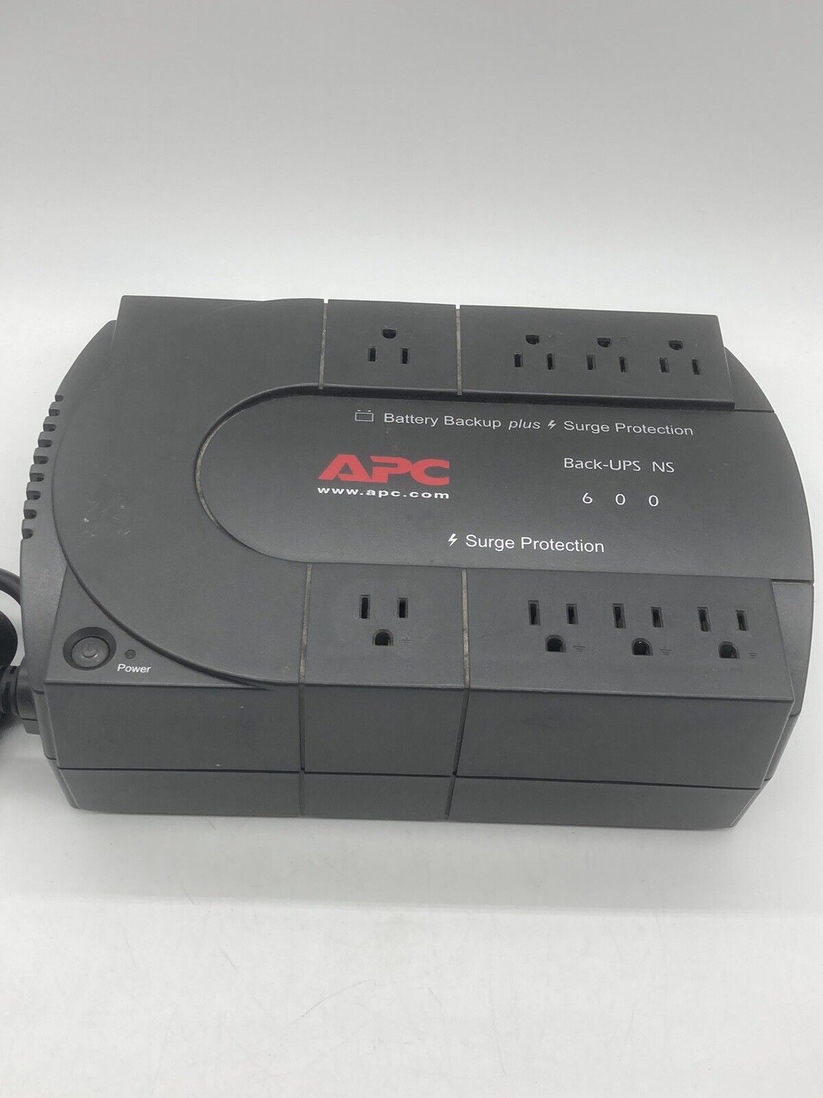 APC Battery Backup plus Surge Protection Back-UPS NS 600 BN600R Tested Works