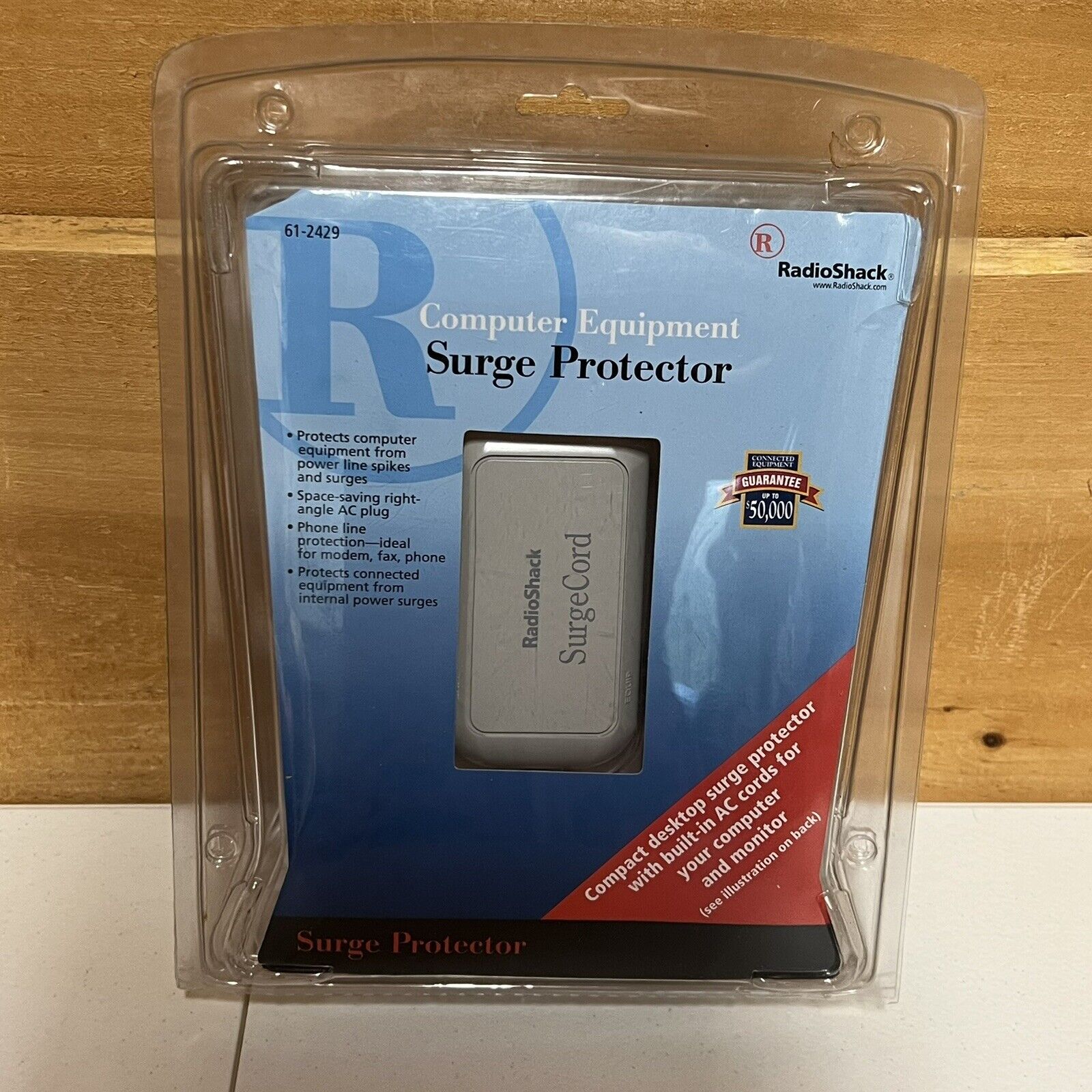 RadioShack Computer Equipment Surgecord Protector #61-2429 New Old Stock