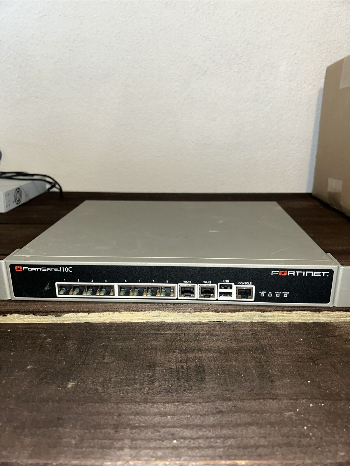 Fortinet Fortigate-110C FG-110C 8-Port Network Firewall Not Tested No Power Cord