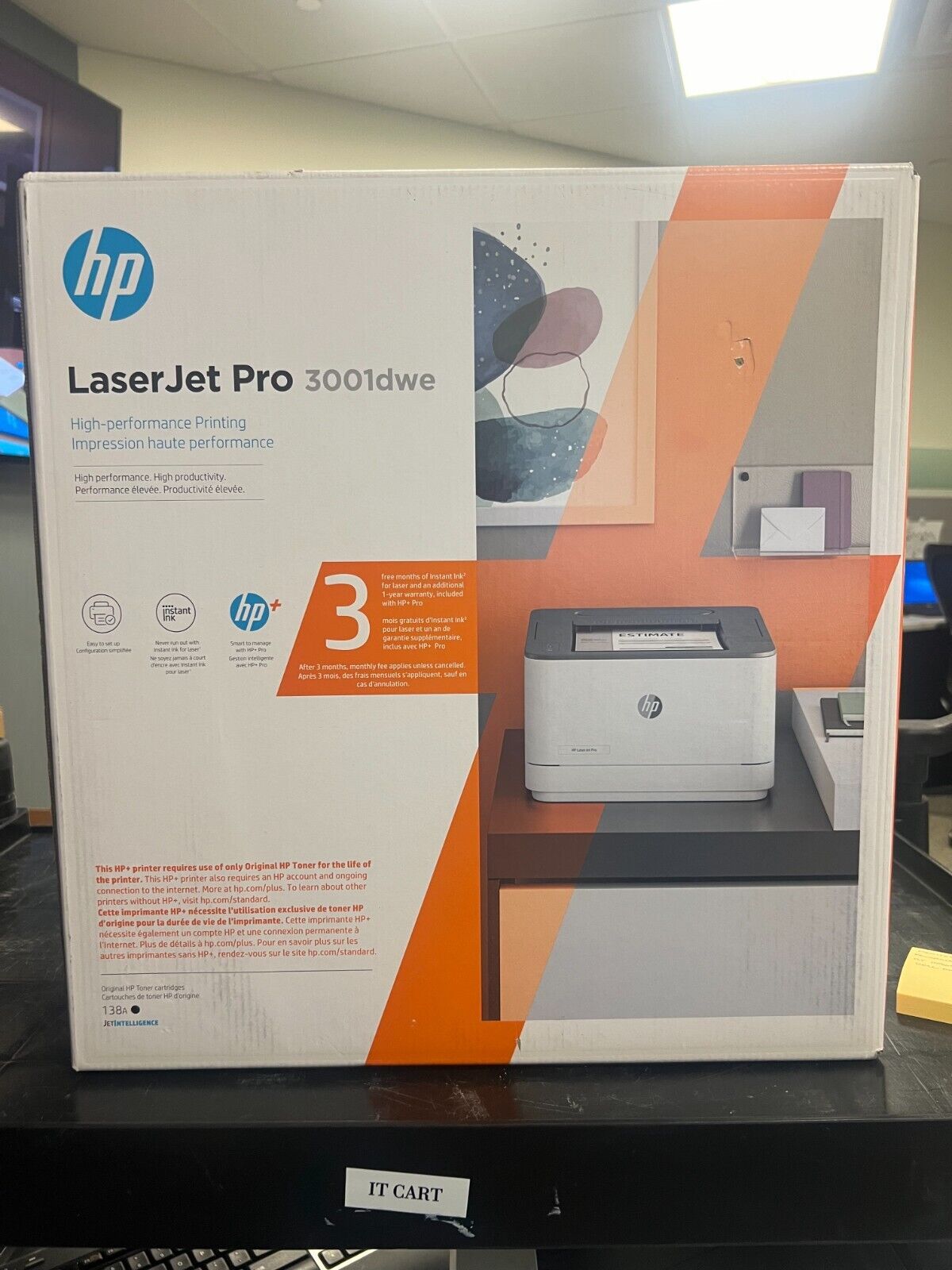 HP LaserJet Pro 3001dwe - New but Open Box