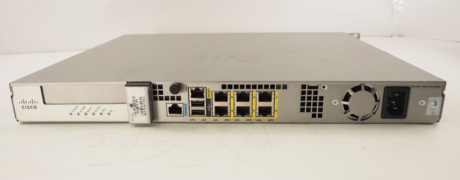 Cisco ASA5515-K9 6 Port GbE GE ASA 5515-X V02 Firewall no SSD