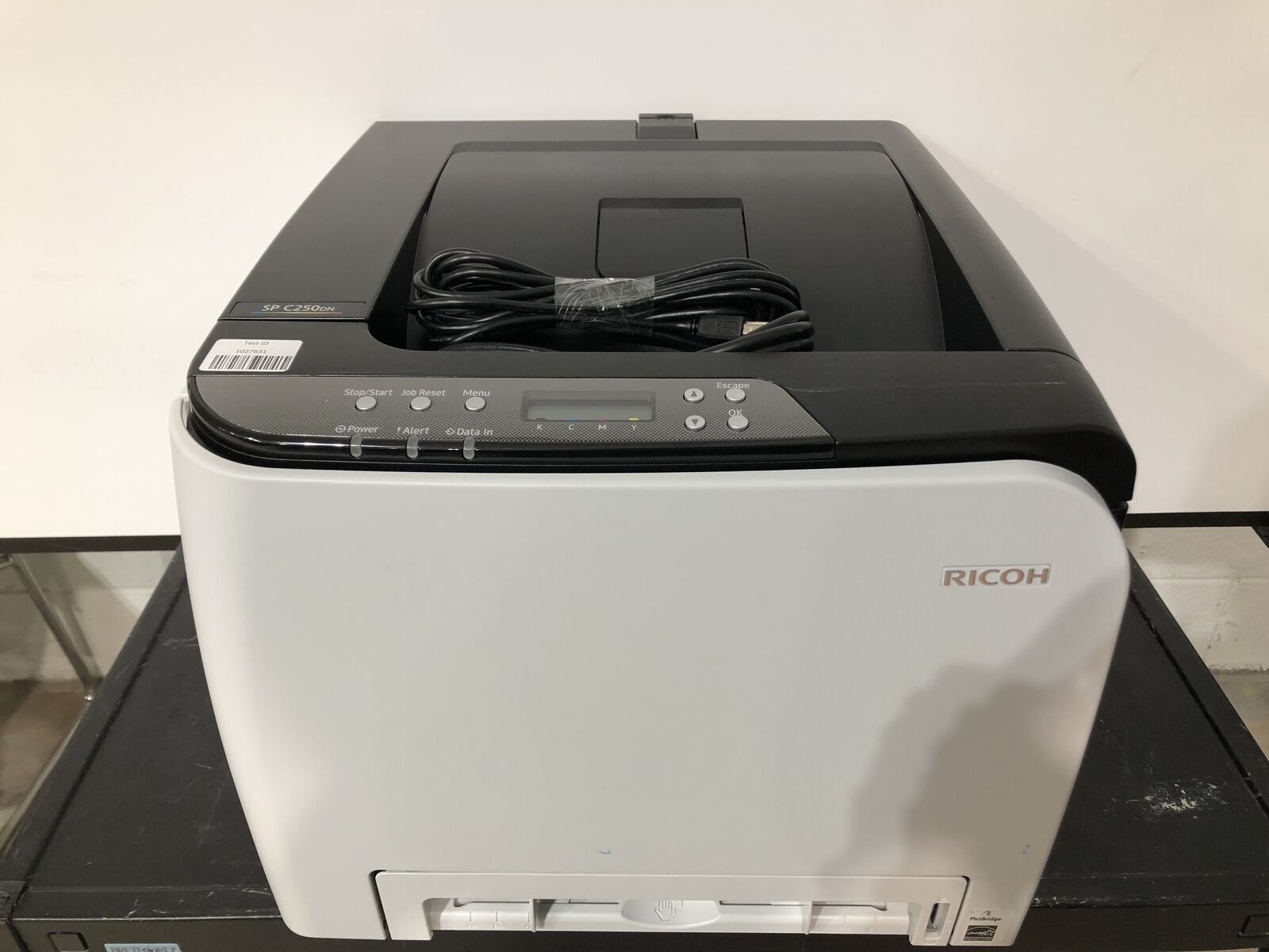 RICOH SP C250DN Color Laser Printer w/TONER & 1K Pg COUNT --TESTED/FACTORY RESET