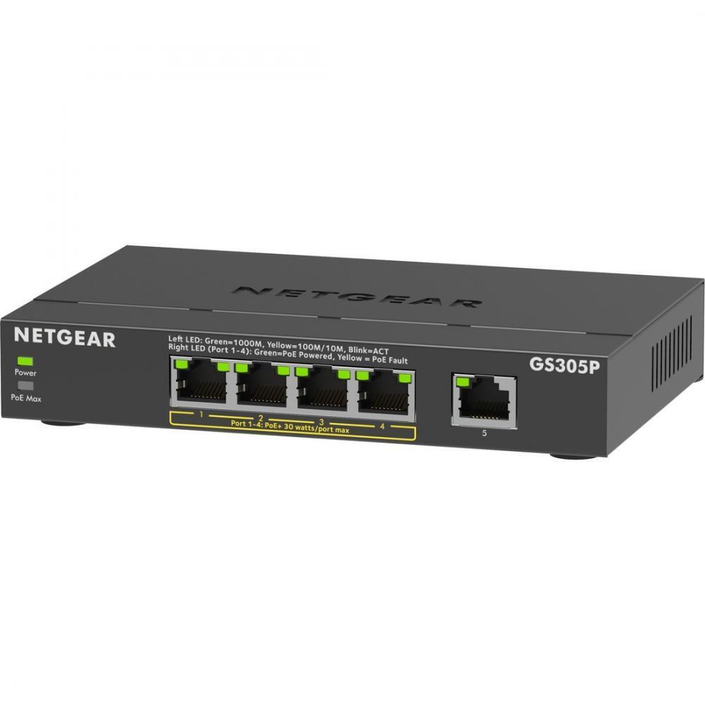 Netgear GS305P Ethernet Switch (gs305p-300nas) (gs305p300nas)
