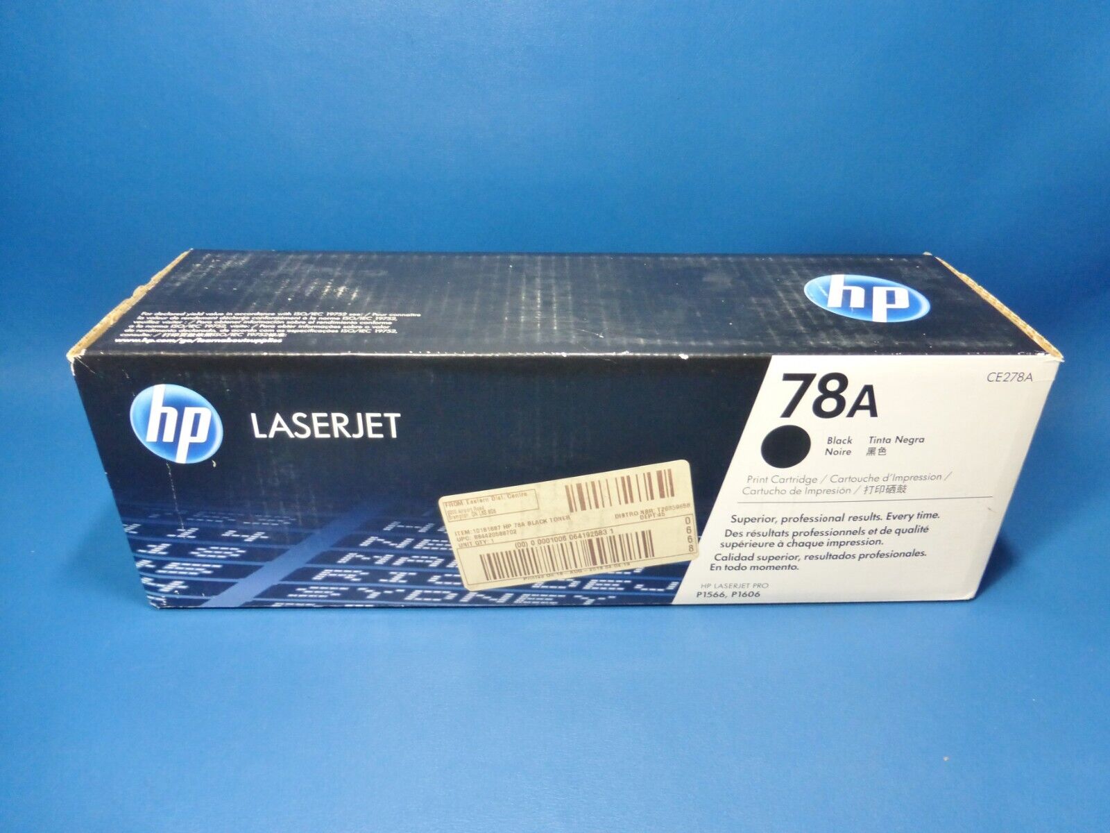 NEW Sealed Genuine HP 78A Black Toner Print Cartridge Laserjet