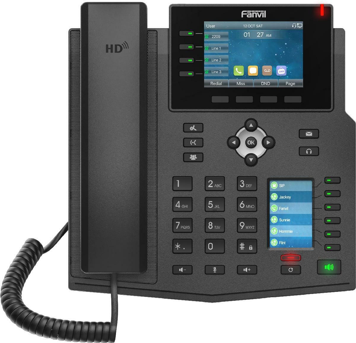 Fanvil X5U 16-Line Mid-level IP Phone -3.4\