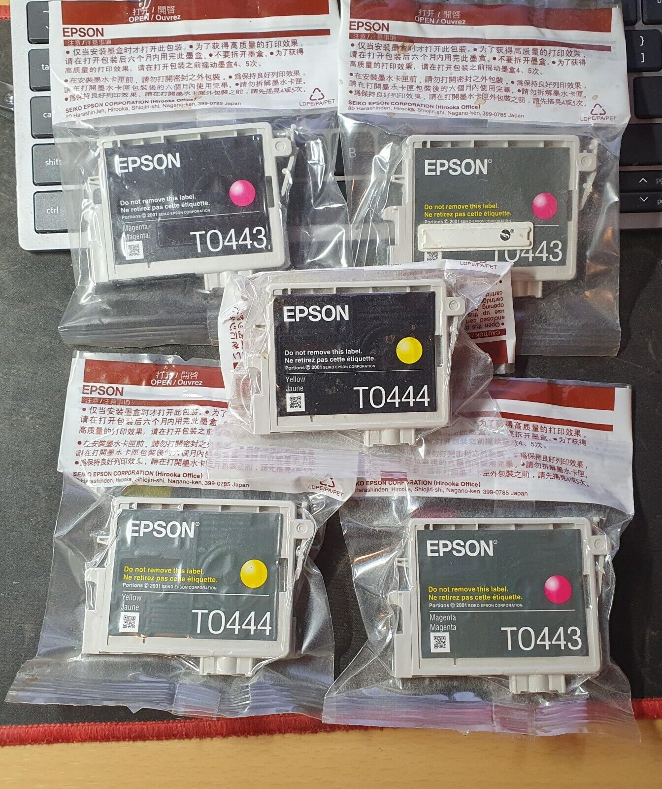 Epson printers ink cartridges TO44