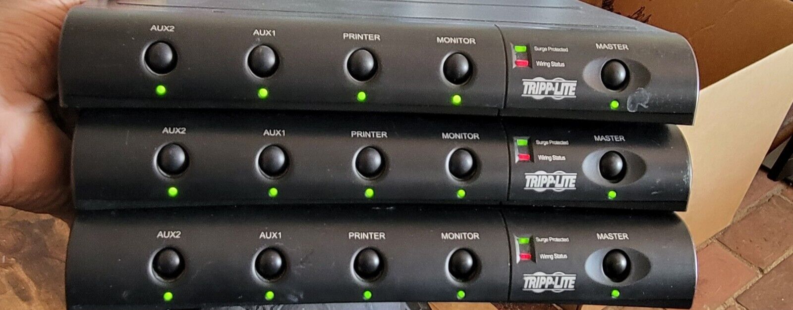 Tripp Lite TMC6 Surge Protectors, Power Strips. Fully functional and tested. 