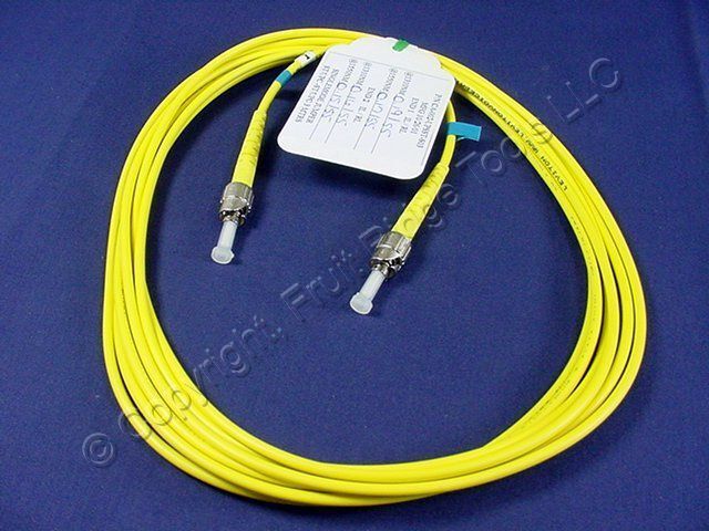 3M Leviton Fiber Optic Single-Mode Simplex Patch Cable Cord SM ST UPC UPSST-S03