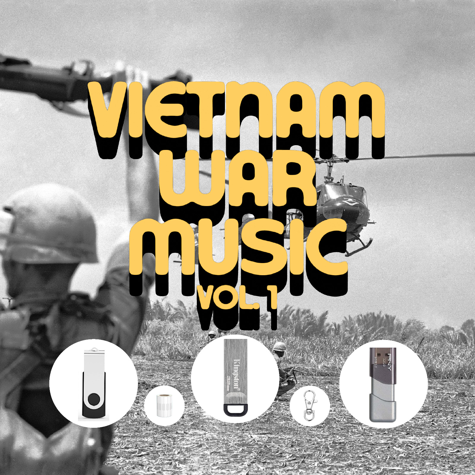 Vietnam War Music | USB Music Flash Drive | MP3