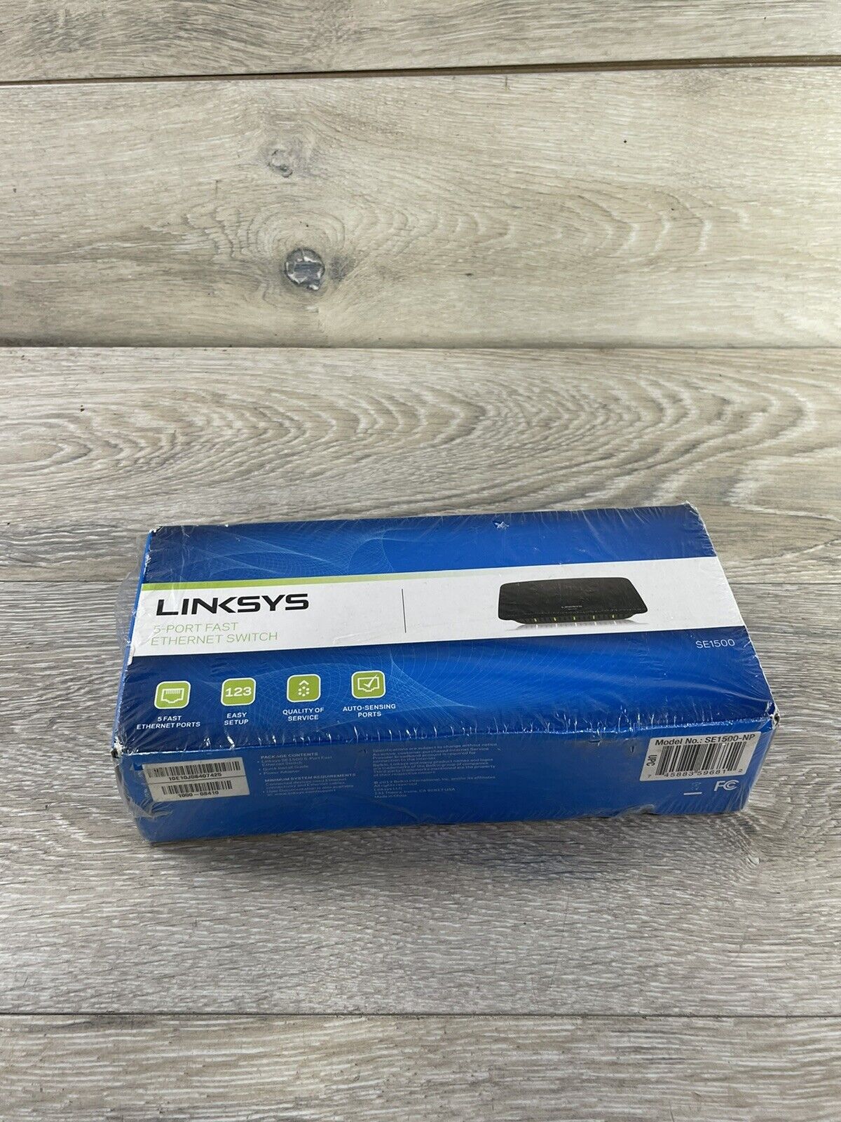 Linksys SE1500 5-Port Fast 10/100 Ethernet Switch - NEW SEALED SE1500-NP