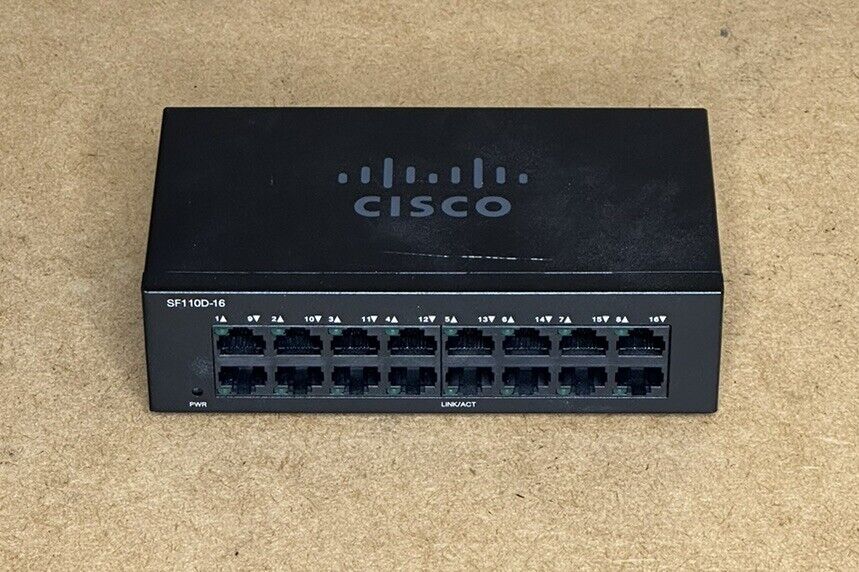 Cisco SF 110D-16 16-Port 10/100 Desktop Switch